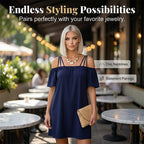 Women's Off Shoulder Casual Mini Dress