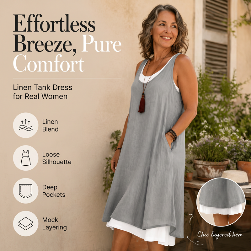 Nina Two-Piece Sleeveless Midi Dress