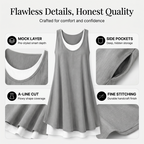 Nina Two-Piece Sleeveless Midi Dress