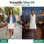 Women's Elegant Slim Fit Cowl Neck Dress