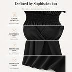 Women's Summer V Neck Side Slit Maxi Dress