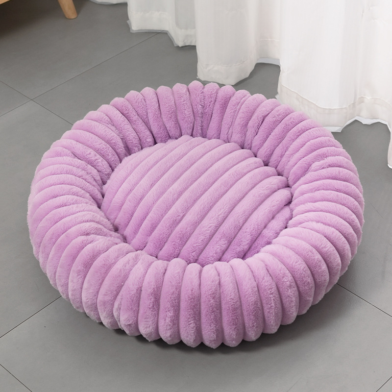 Ultra Soft Calming Round Cat & Dog Bed