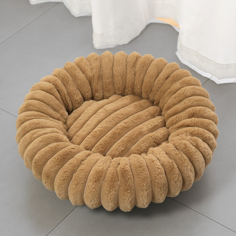 Ultra Soft Calming Round Cat & Dog Bed