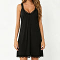 Women's Lace V Neck Modal Nightdress