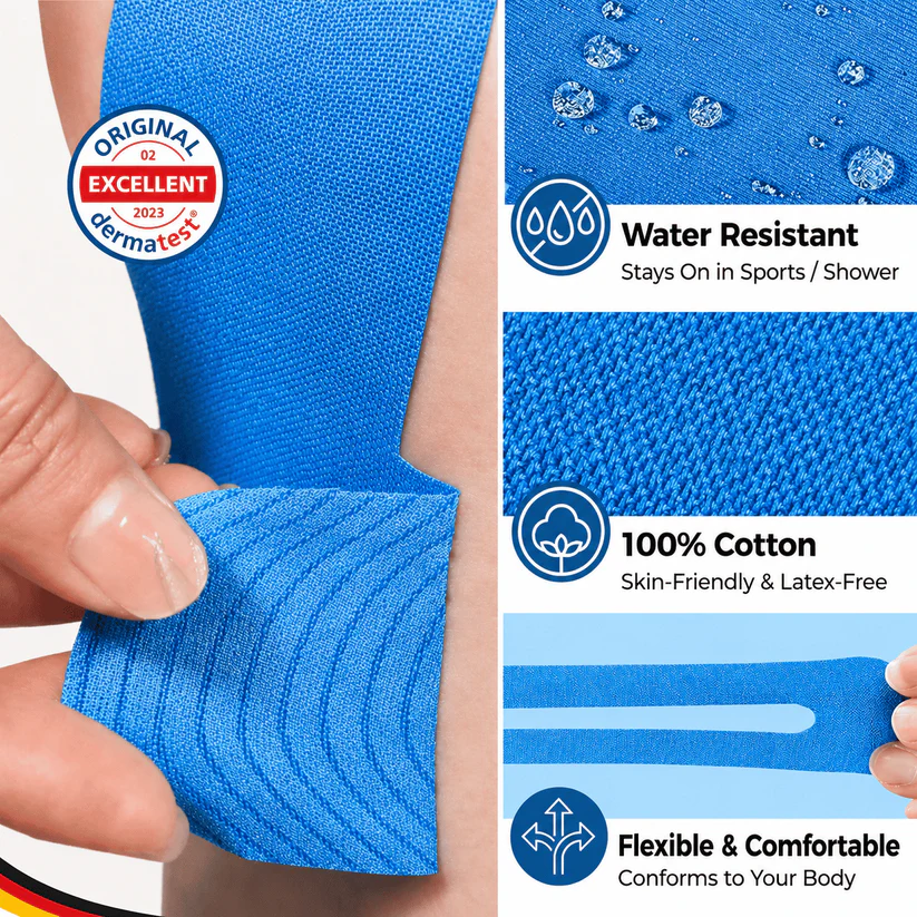 Pre-Cut Kinesiology Tape for Shoulder & Knee Pain