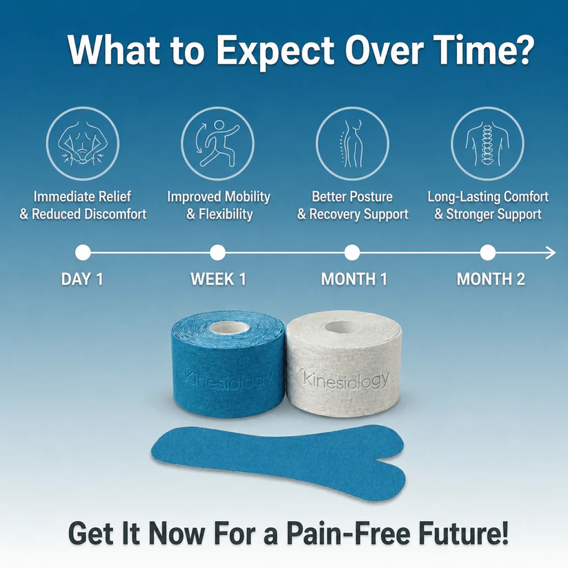 Pre-Cut Kinesiology Tape for Shoulder & Knee Pain
